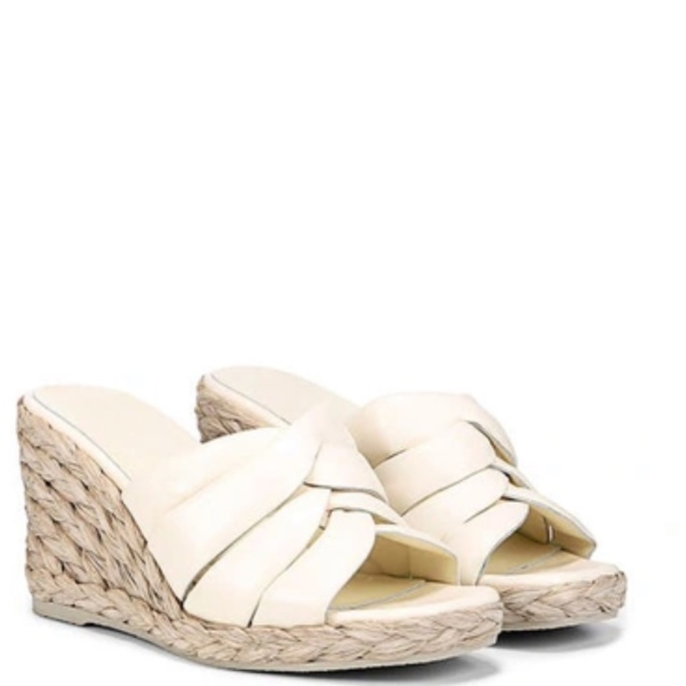 Vince Gilian leather wedge sandals 5.5